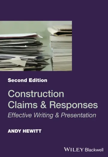 Cover of Construction Claims and Responses