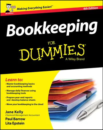 Cover of Bookkeeping for Dummies 4th UK Edition
