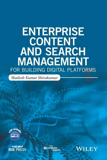 Cover of Enterprise Content and Search Management for Building Digital Platforms
