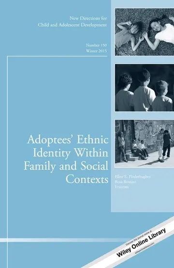 Cover of Adoptees' Ethnic Identity Within Family and Social Contexts