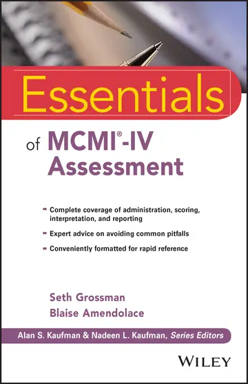 Cover of Essentials of MCMI-IV Assessment