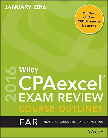 Cover of Wiley CPAexcel Exam Review January 2016 Course Outline