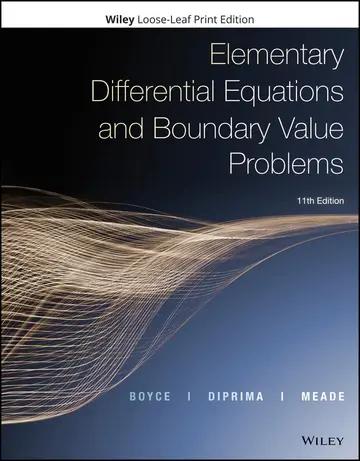 Cover of Elementary Differential Equations and Boundary Value Problems