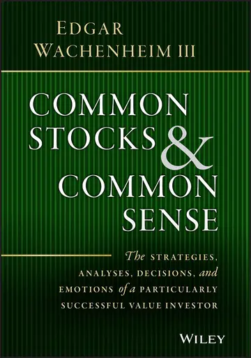 Cover of Common Stocks and Common Sense