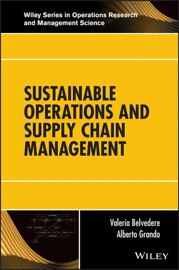 Cover of Sustainable Operations and Supply Chain Management