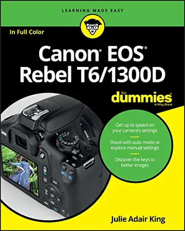 Cover of Canon EOS Rebel T6/1300D for Dummies