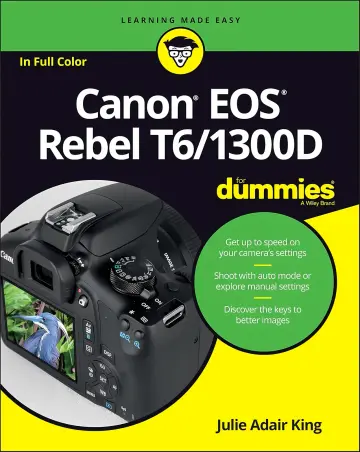 Cover of Canon EOS Rebel T6/1300D for Dummies
