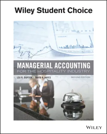 Cover of Managerial Accounting for the Hospitality Industry