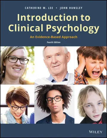 Cover of Introduction to Clinical Psychology