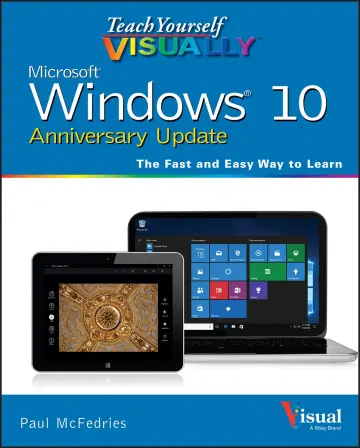 Cover of Teach Yourself VISUALLY Windows 10 Anniversary Update