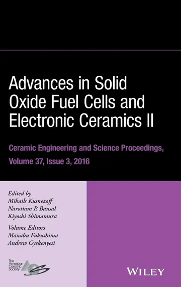 Cover of Advances in Solid Oxide Fuel Cells and Electronic Ceramics II, Volume 37, Issue 3