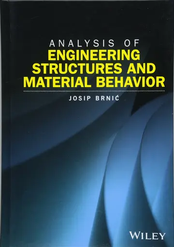 Cover of Analysis of Engineering Structures and Material Behavior