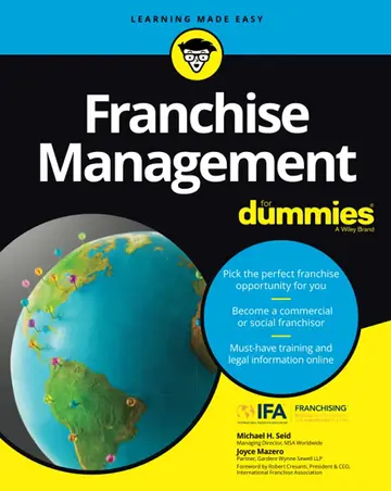 Cover of Franchise Management for Dummies