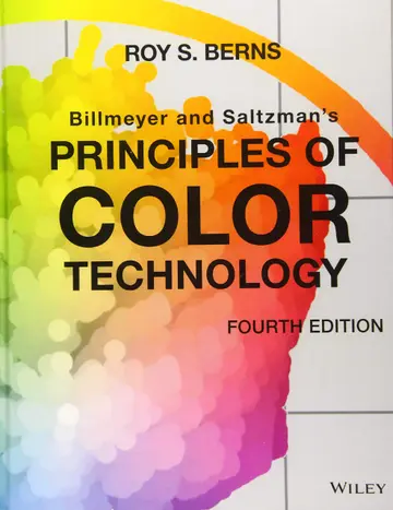 Cover of Billmeyer and Saltzman'S Principles of Color Technology, 4Th Edition