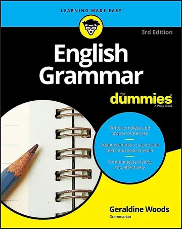 Cover of English Grammar for Dummies 3e