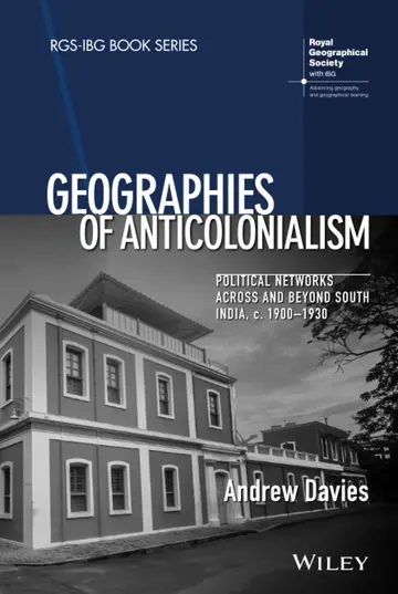 Cover of Geographies of Anticolonialism