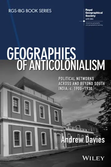 Cover of Geographies of Anticolonialism