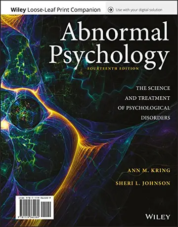 Cover of Abnormal Psychology