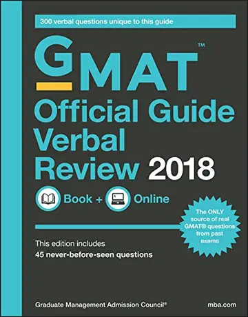 Cover of The Official Guide for GMAT Verbal Review 2018