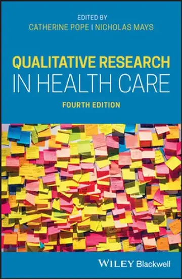 Cover of Qualitative Research in Health Care