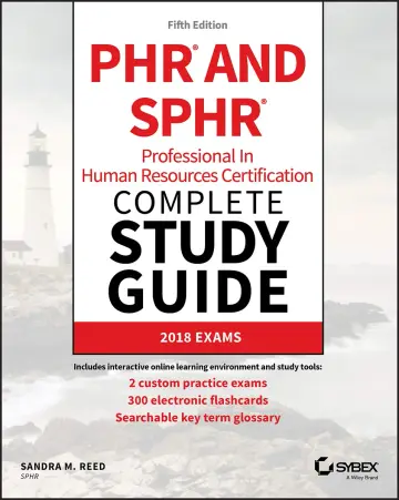 Cover of PHR and SPHR Professional in Human Resources Certification Complete Study Guide