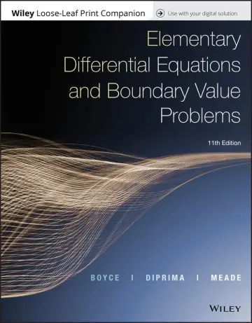 Cover of Elementary Differential Equations and Boundary Value Problems
