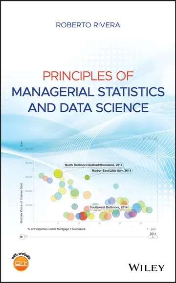 Cover of Principles of Managerial Statistics and Data Science