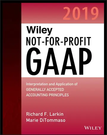 Cover of Wiley Not-For-Profit GAAP 2019