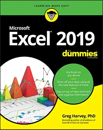 Cover of Excel 2019 for Dummies