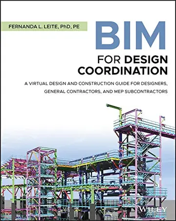 Cover of BIM for Design Coordination - A Virtual Designand Construction Guide for Designers, General Contractors, and MEP Subcontractors