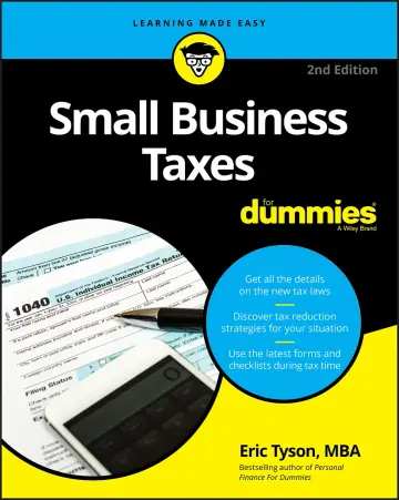 Cover of Small Business Taxes for Dummies
