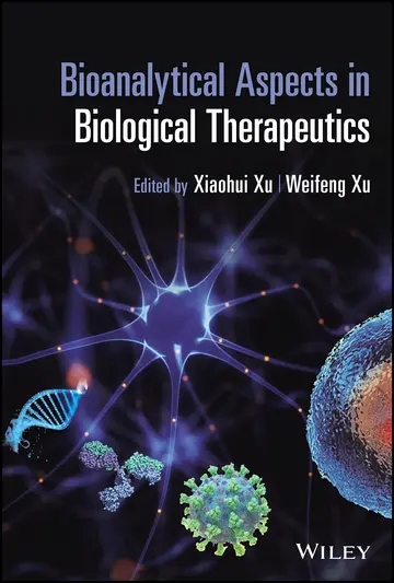 Cover of Bioanalytical Aspects in Biological Therapeutics (Wiley on Pharmaceutical Science and Biotechnology