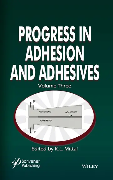 Cover of Progress in Adhesion and Adhesives, Volume 3