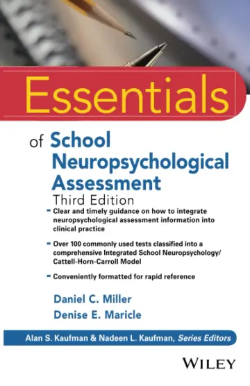 Cover of Essentials of School Neuropsychological Assessment 3Ed (Pb 2019)