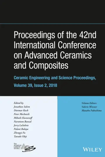 Cover of Proceeding of the 42nd International Conference on Advanced Ceramics and Composites, Ceramic Engineering and Science Proceedings