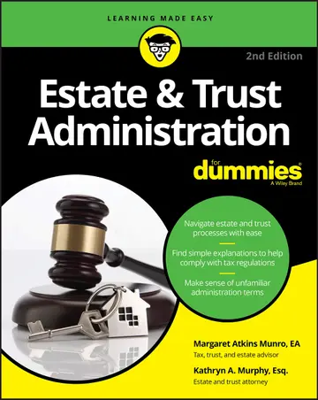Cover of Estate & Trust Administration for Dummies, 2nd Edition