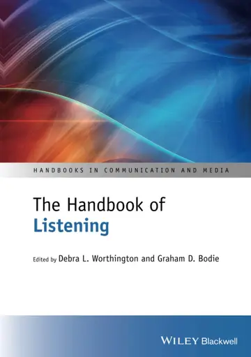 Cover of The Handbook of Listening