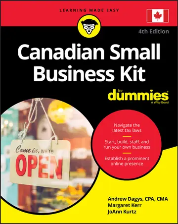 Cover of Canadian Small Business Kit for Dummies