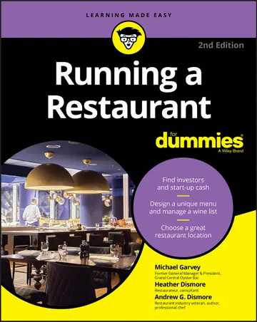 Cover of Running a Restaurant for Dummies