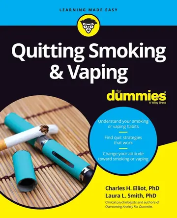 Cover of Quitting Smoking & Vaping for Dummies with Online Practice Tests