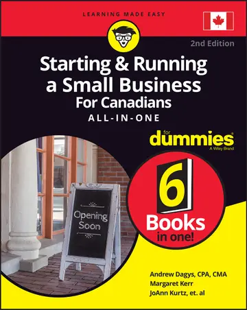 Cover of Starting & Running a Small Business for Canadians All-in-One for Dummies