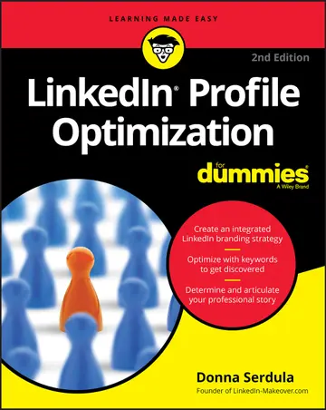 Cover of LinkedIn Profile Optimization for Dummies, 2nd Edition