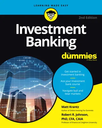 Cover of Investment Banking for Dummies 2e