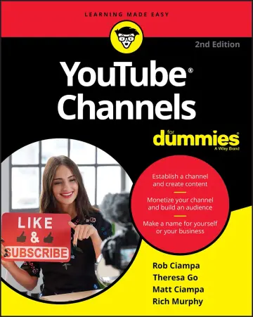 Cover of YouTube Channels for Dummies, 2nd Edition