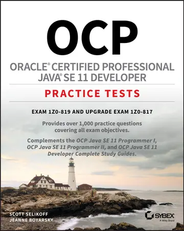Cover of OCP Oracle Certified Professional Java SE 11 Developer Practice Tests