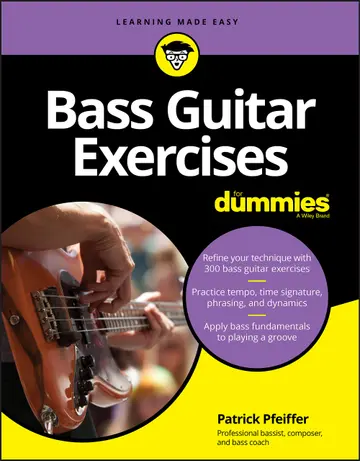 Cover of Bass Guitar Exercises for Dummies (For Dummies (Music))
