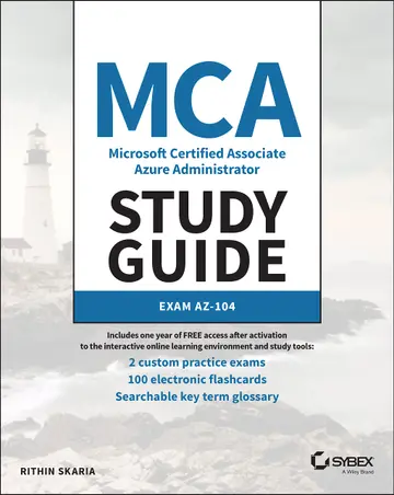 Cover of MCA Microsoft Certified Associate Azure Administrator Study Guide