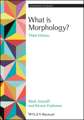 Cover of What is Morphology? 3rd edition