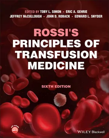 Cover of Rossi's Principles of Transfusion Medicine