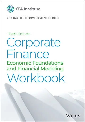 Cover of Corporate Finance Workbook